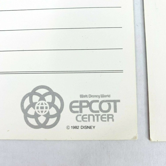 Set of 2 VTG 1982 Disney Epcot Center Postcards - Picture 8 of 8